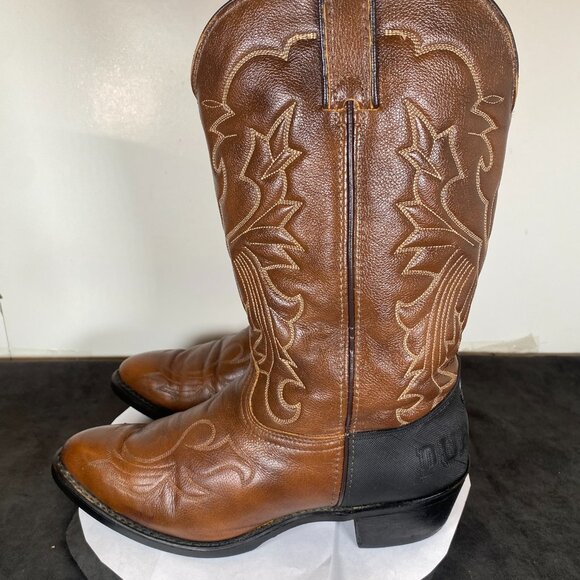 Men's 10D Vintage Durango Brown Work Boot with Rubber Heel, Vintage Durango - Picture 5 of 11